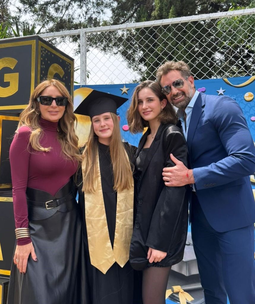 Gabriel Soto y su familia