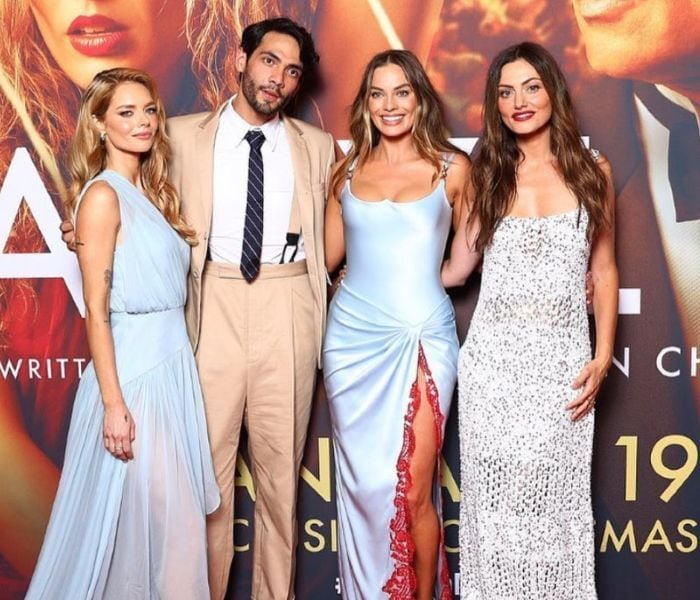 Samara Weaving en el estreno de 'Babylon'
