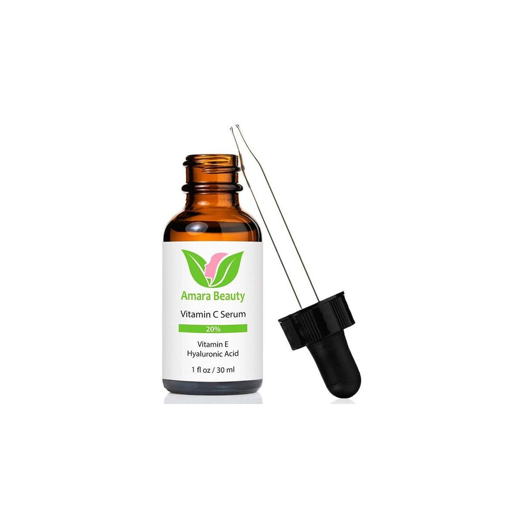 serum vitamina c para pieles sensibles amara beauty vitamin c serum for face 20 with hyaluronic acid amp vitamin e