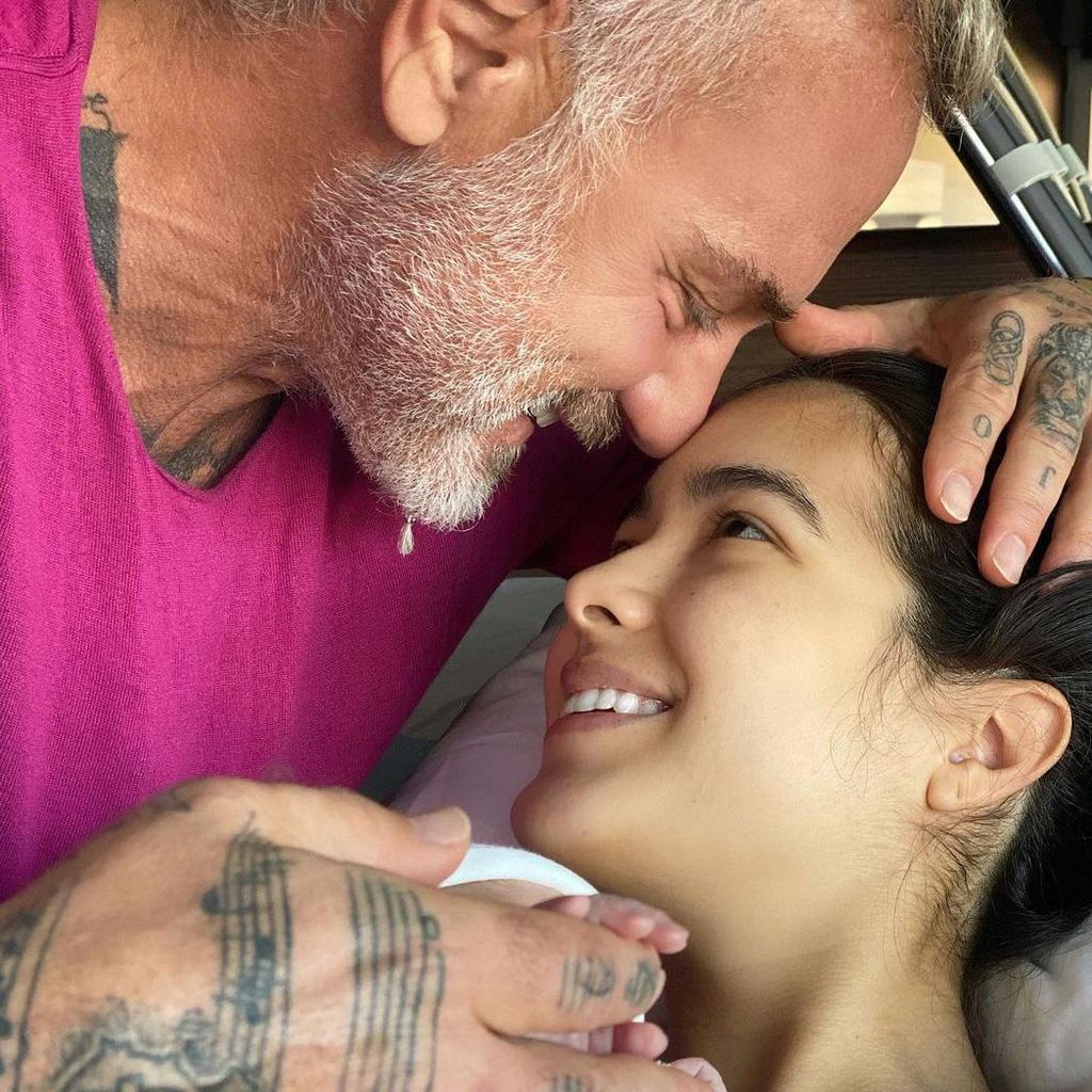 Gianluca Vacchi, Sharon Fonseca y Blu Jerusalema