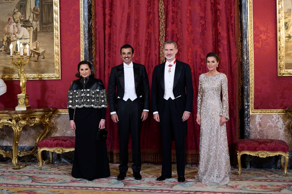 La cena de gala en el Palacio Real de Madrid