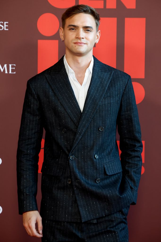 Gabriel Guevara, actor, en la alfombra roja de los Premios GEN ¡H!, celebrados en Las Ventas este martes 22 de septiembre, en Madrid
