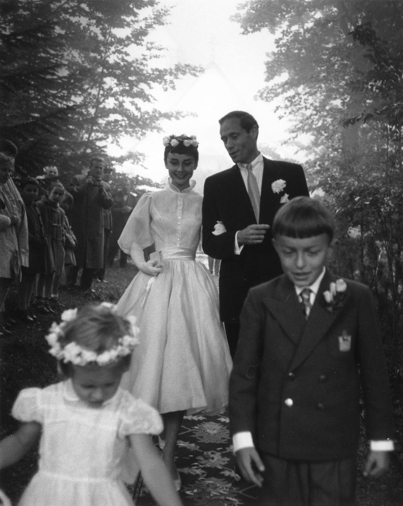 Boda de Audrey Hepburn y Mel Ferrer