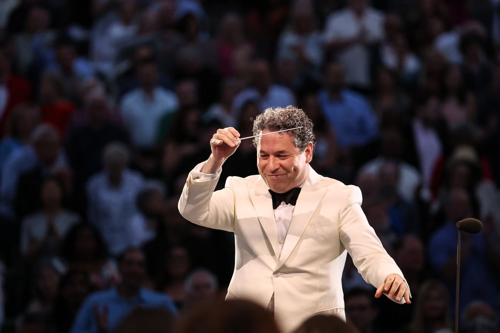 El director de orquesta de origen venezolano Gustavo Dudamel. 