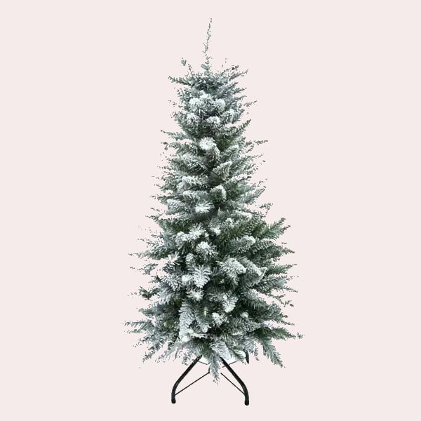 arbol navidad nevado