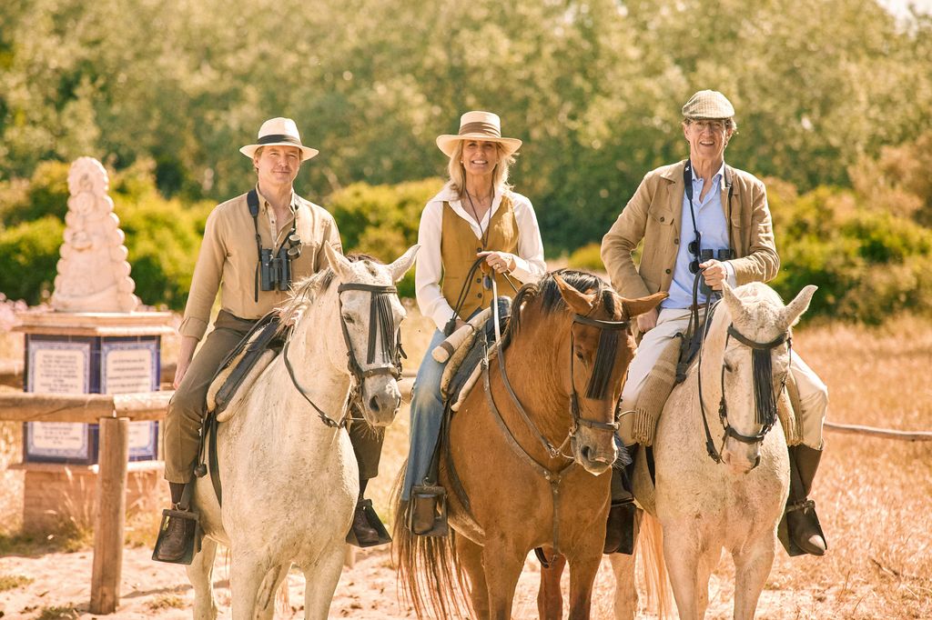 El duque de Calabria con Mauricio y con Cristina