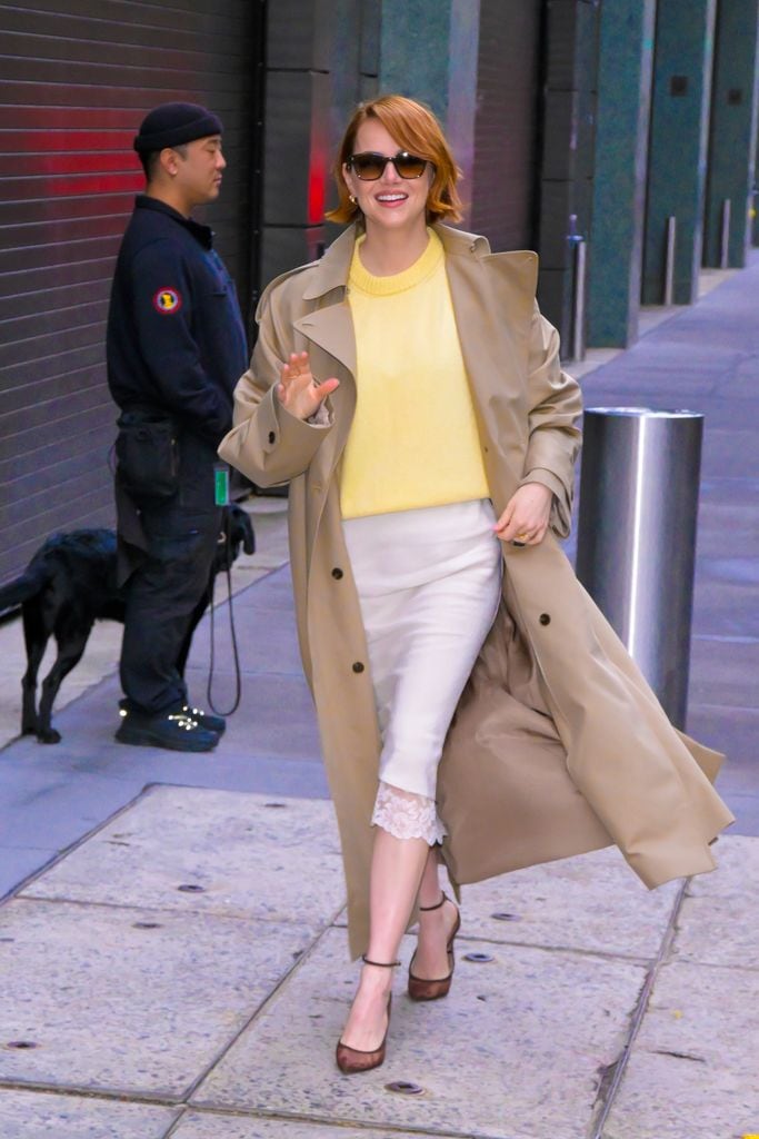 Emma Stone en Nueva York, 2025. 