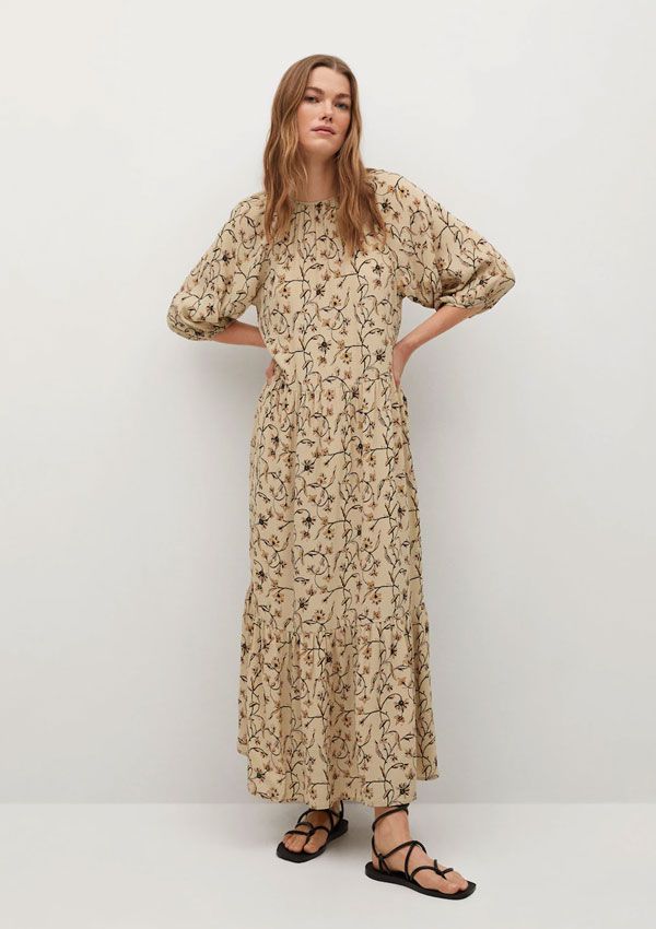 Sassa de Osma con vestido de Mango