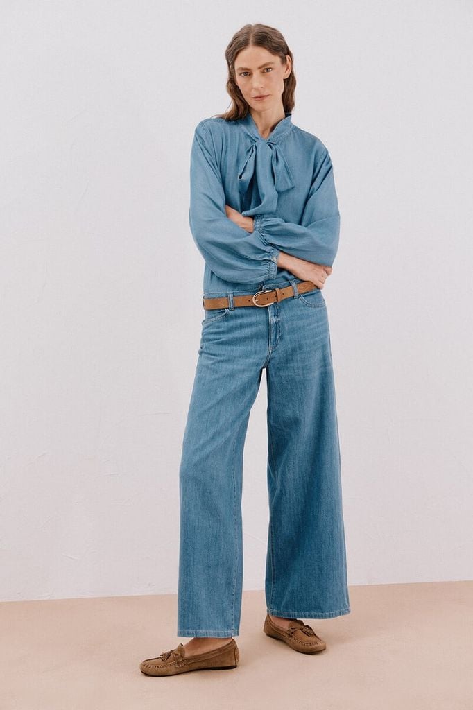 Camisa denim cortefiel