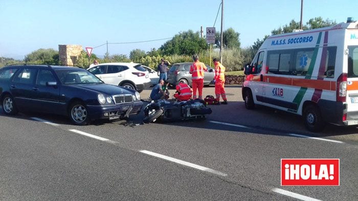 Accidente de George Clooney 