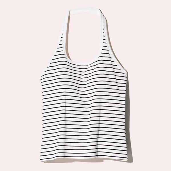 Camiseta con sujetador cuello halter
