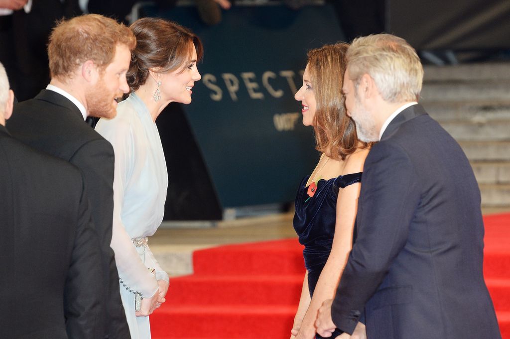 Encuentro con Kate Middleton y el príncipe Harry en 2015