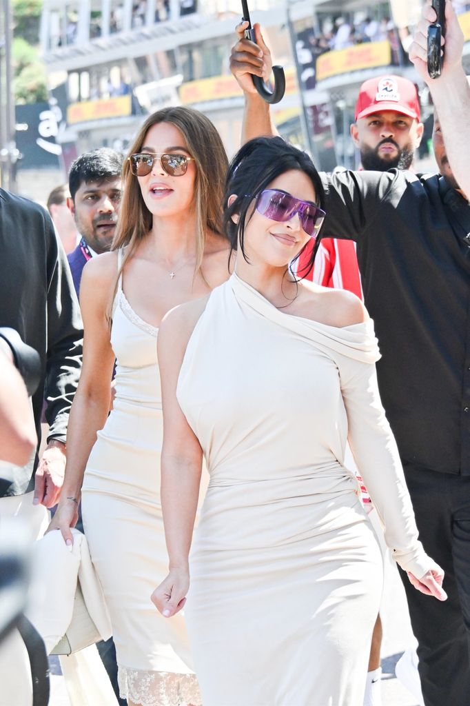 Kim Kardashian y Khloé Kardashian asistieron al Gran Premio de Mónaco de Fórmula 1
