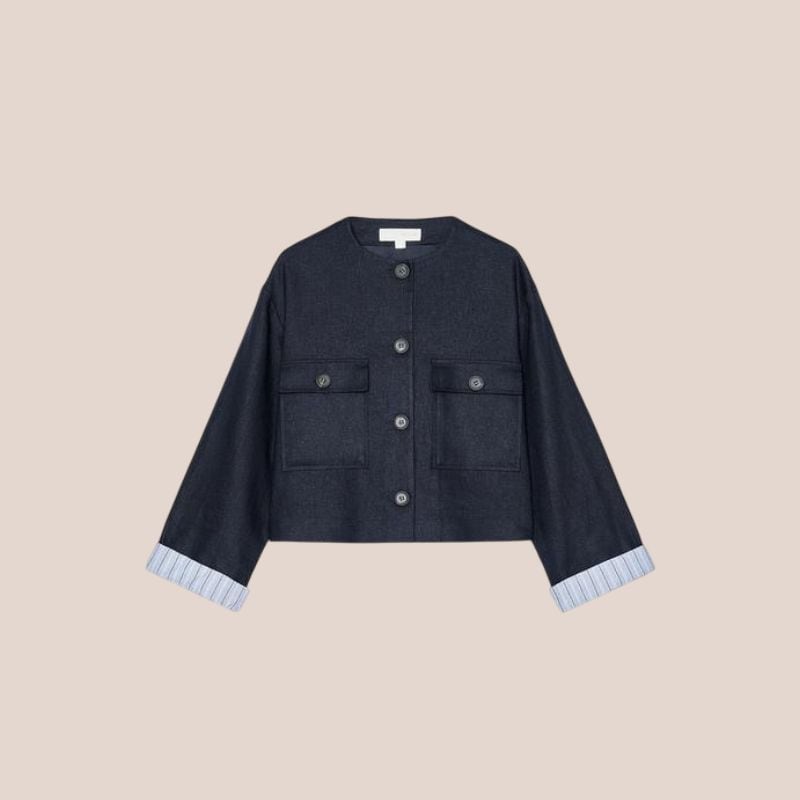 chaqueta de lino