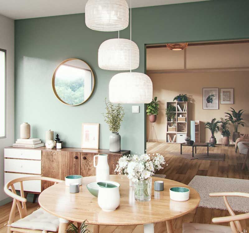 Buenas ideas para combinar colores de paredes y suelos