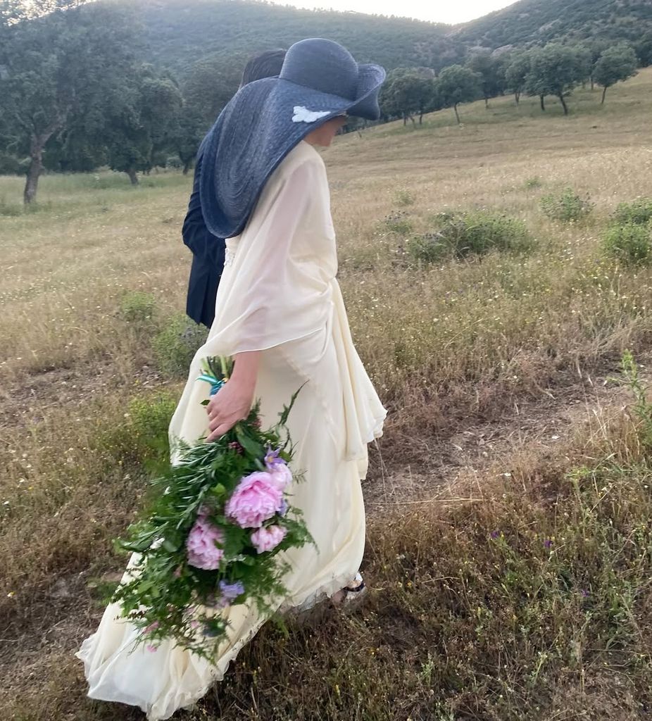 Blanca en la boda