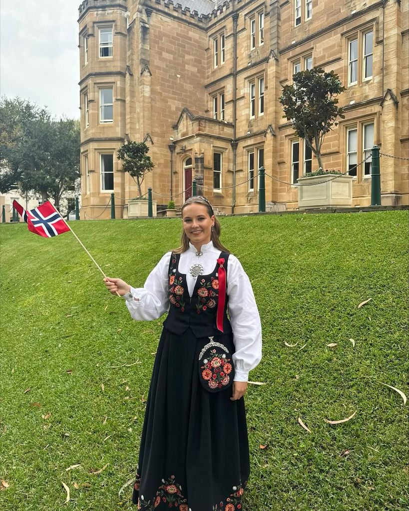La princesa Ingrid Alexandra celebra la Fiesta Nacional de Noruega desde Australia