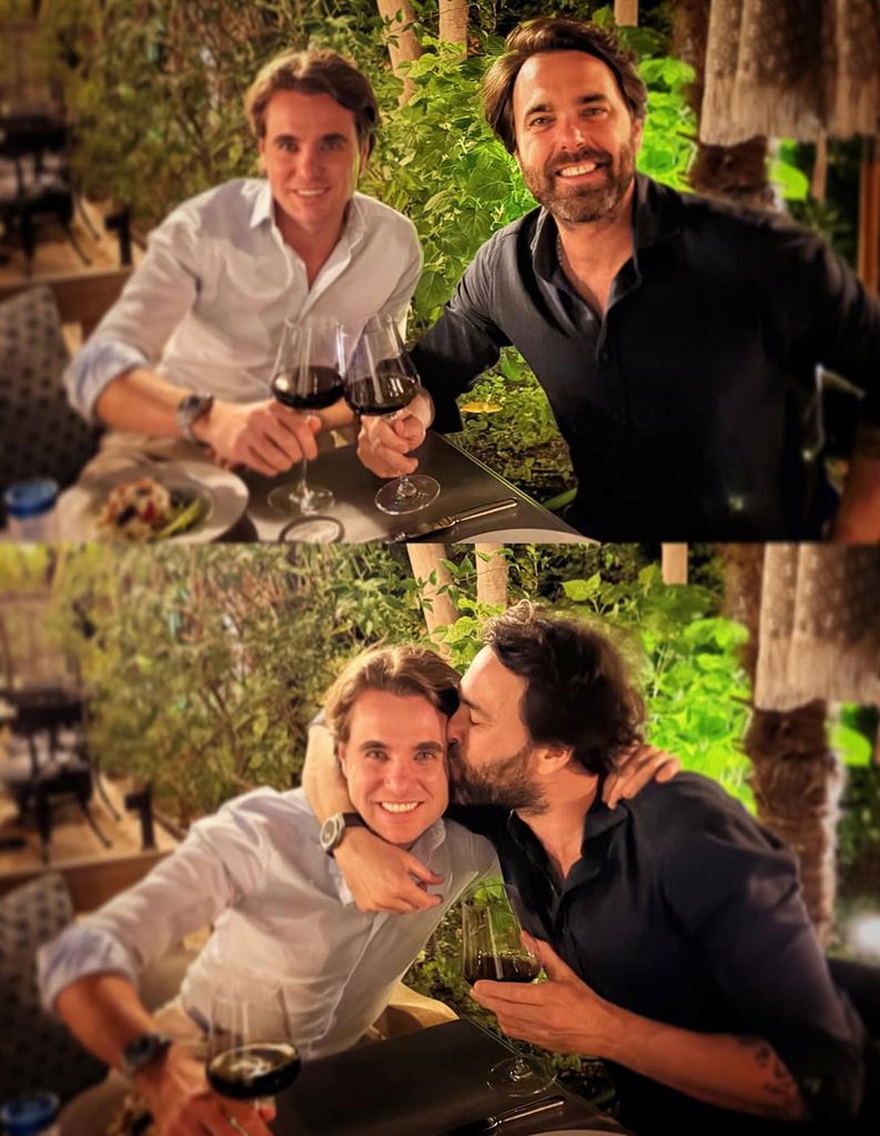 Javier Ungría con su hermano Guillermo