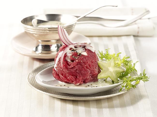 Tartar de ternera picante