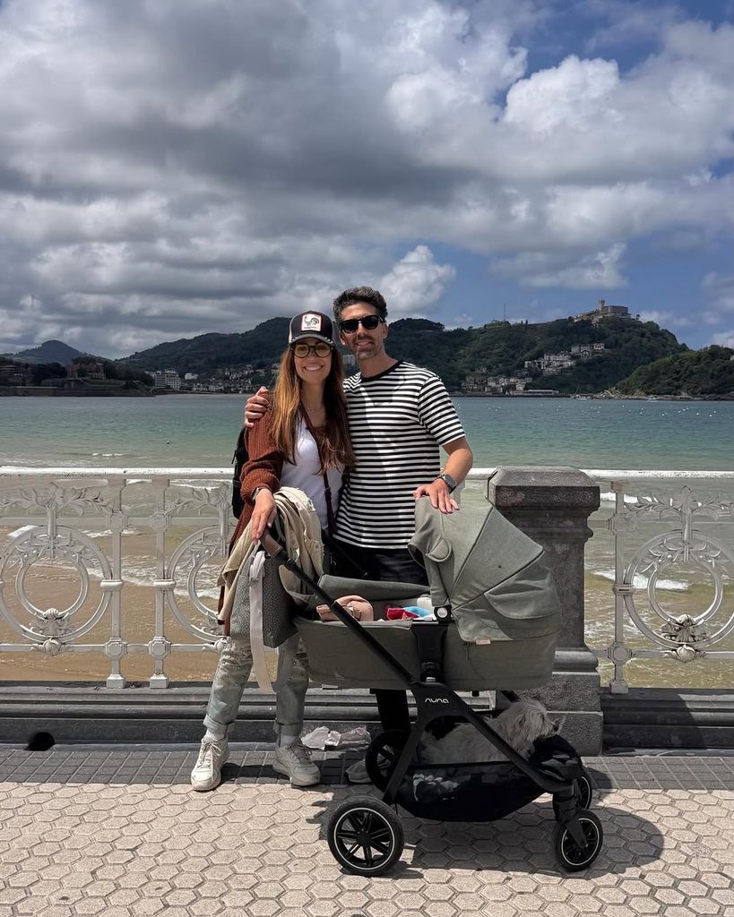 Nerea Garmendia y su pareja