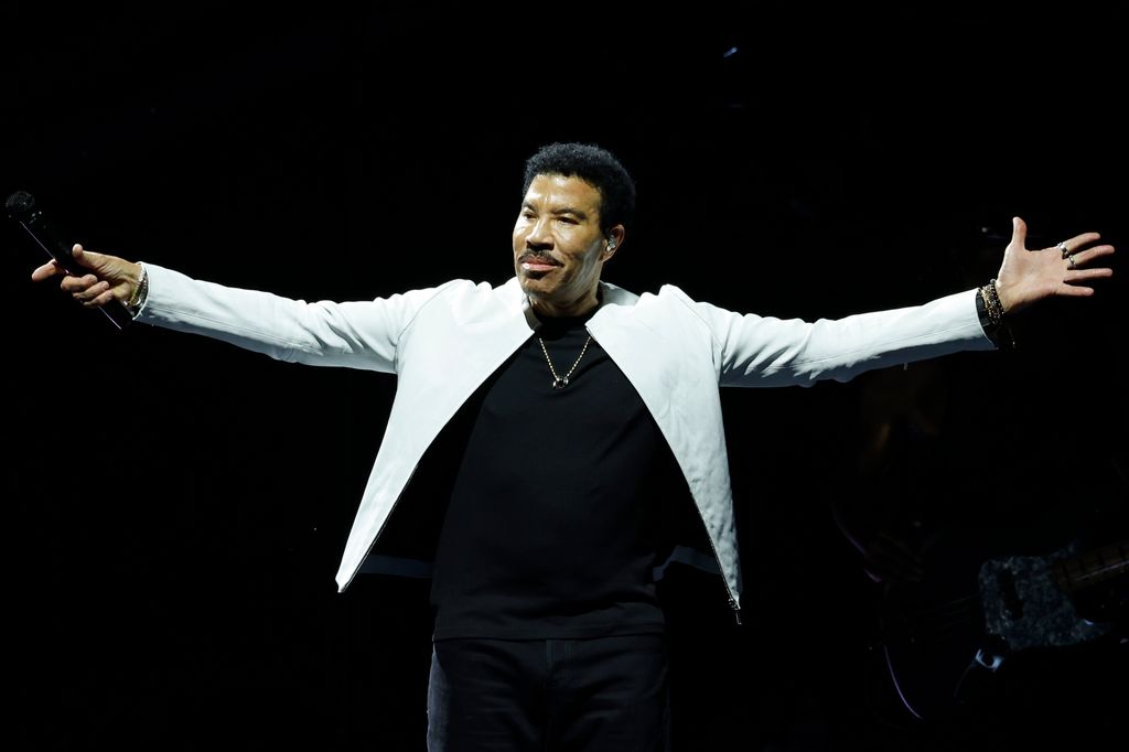 Lionel Richie en uno de sus conciertos