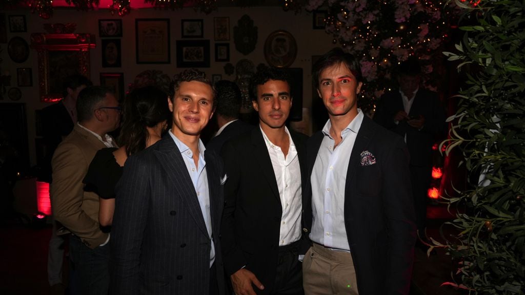 Los toreros Adrián Salén, Francisco José Espada y Joaquín Galdós