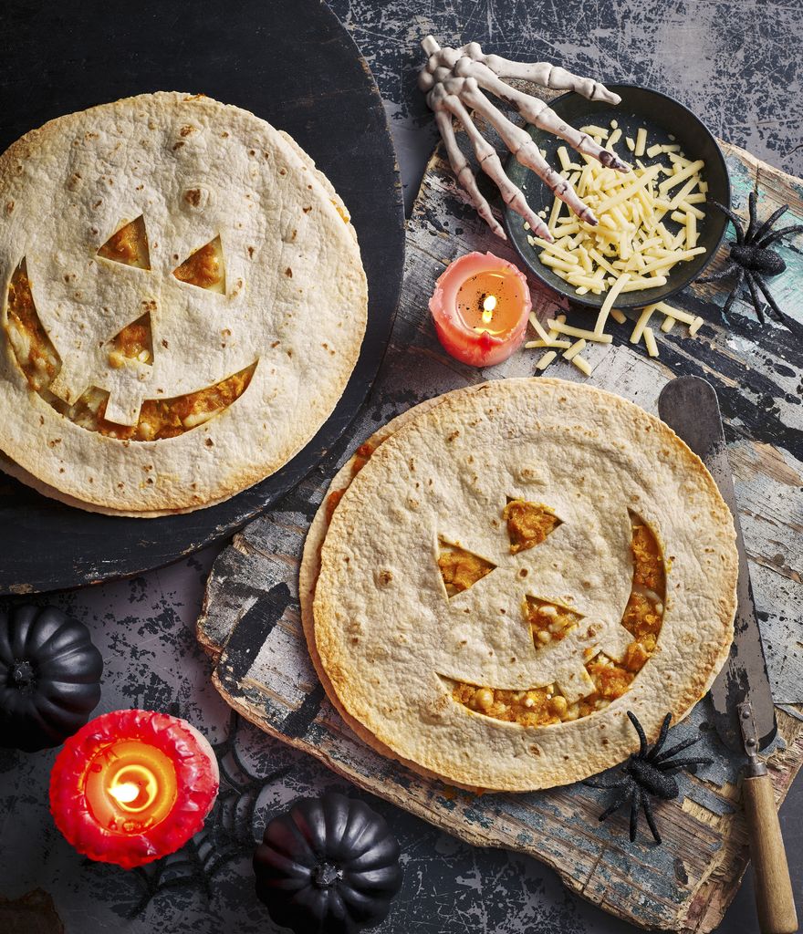 Quesadillas para Halloween. 
