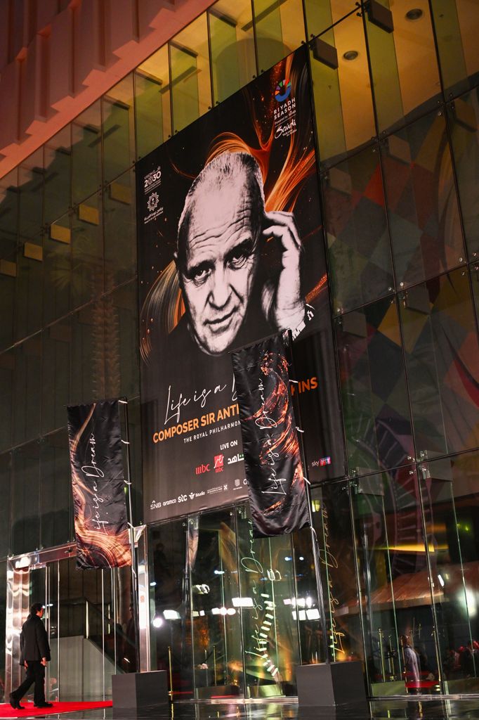 'Life is A Dream', concierto del compositor Anthony Hopkins con Royal Philarmonic Orchestra, en Riyadh