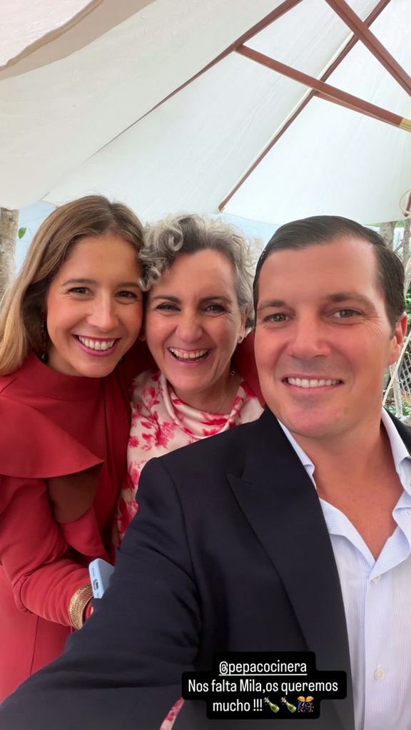 César Cadaval hijo tampoco se perdió la boda de Pepa Muñoz