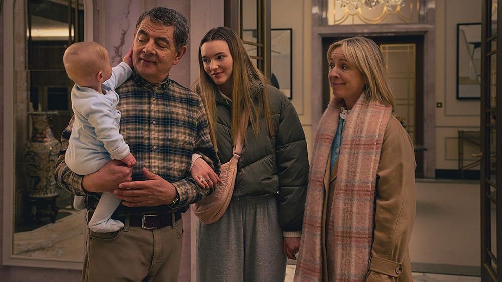 Alanah participó en 'El hombre contra el bebé' junto a Rowan Atkinson