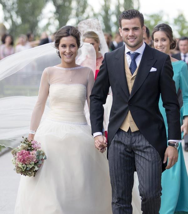 La pareja se casó a finales de mayo del 2014 y casi un año después han tenido a su primera hija
