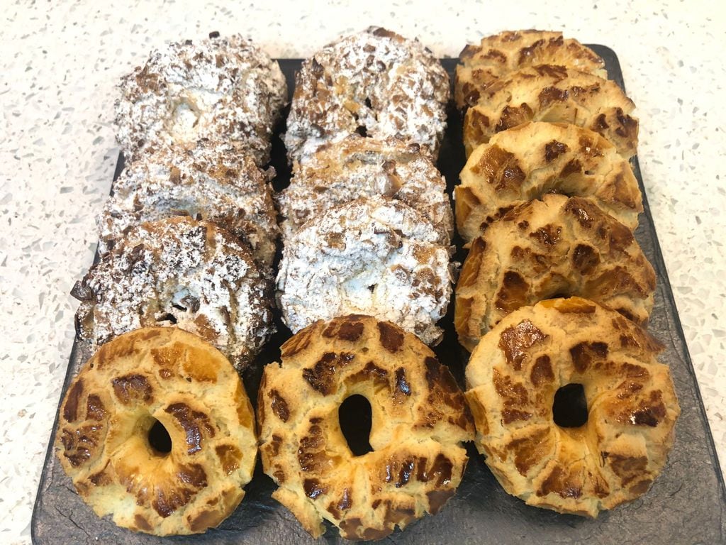 Rosquillas francesas y rosquillas tontas de San Isidro