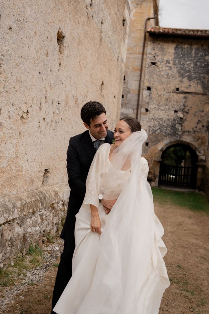 Vestido de novia de Teresa Patiño con bordados