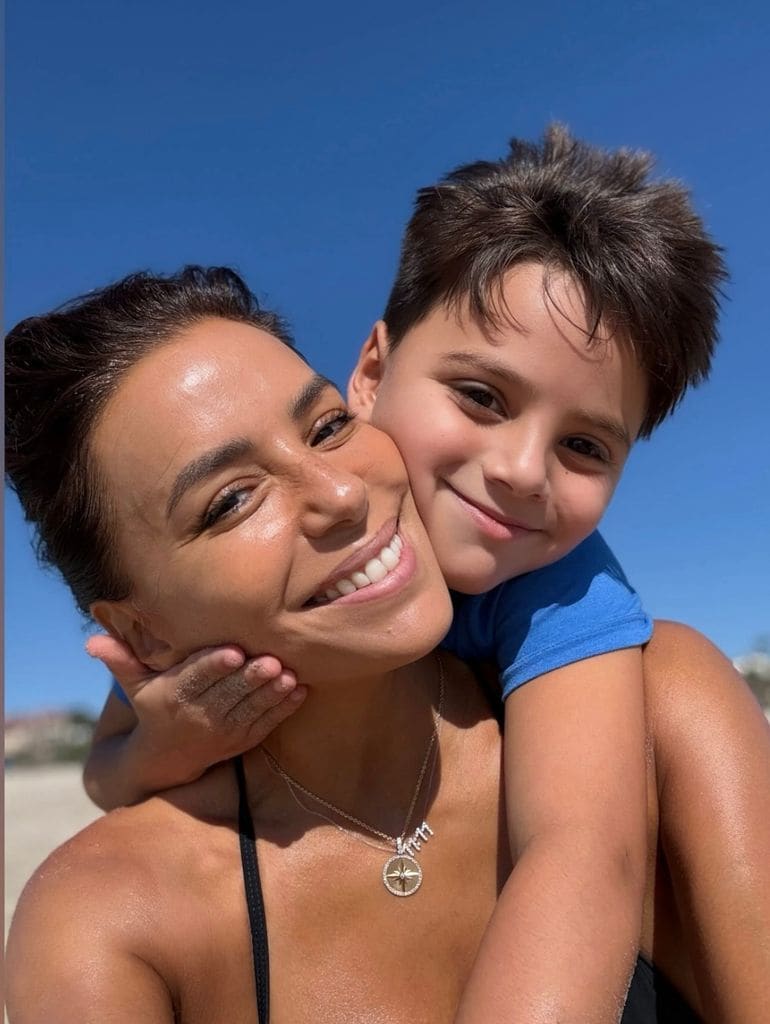 Eva Longoria y Santi en Malibú