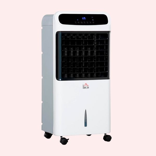 EL MEJOR SIN TUBO DE SALIDA: HOMCOM Climatizador Evaporativo Bajo Consumo 4 en 1 