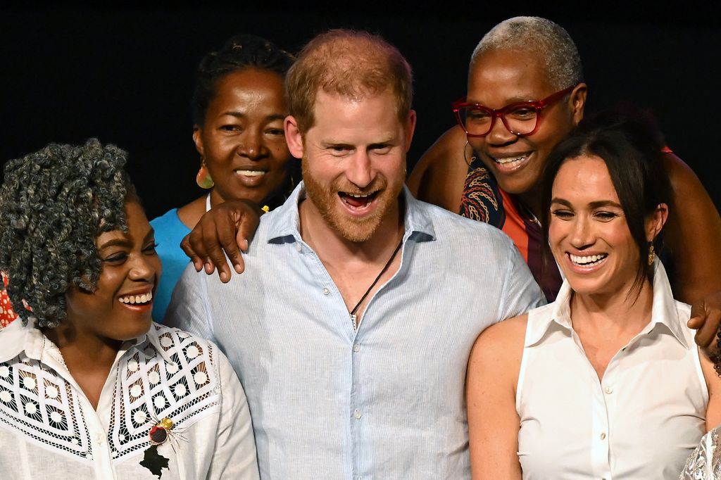 Los Duques de Sussex convivieron con los pantelistas del Foro en el que participaron
