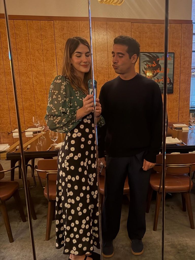 Blanca Llandres y Alberto Herrera en Nueva York para la boda de Rocío Crusset.