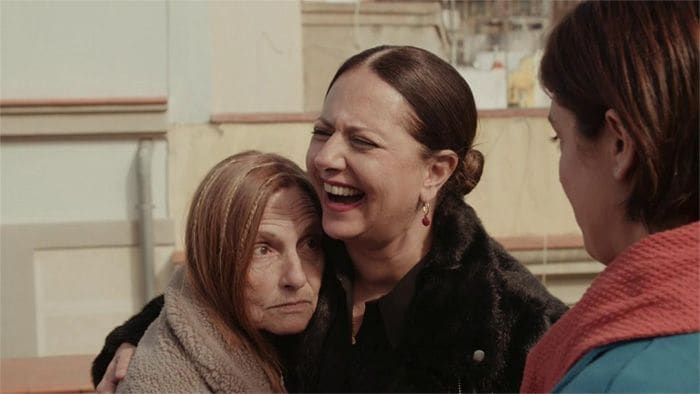 Yolanda Ramos con su madre
