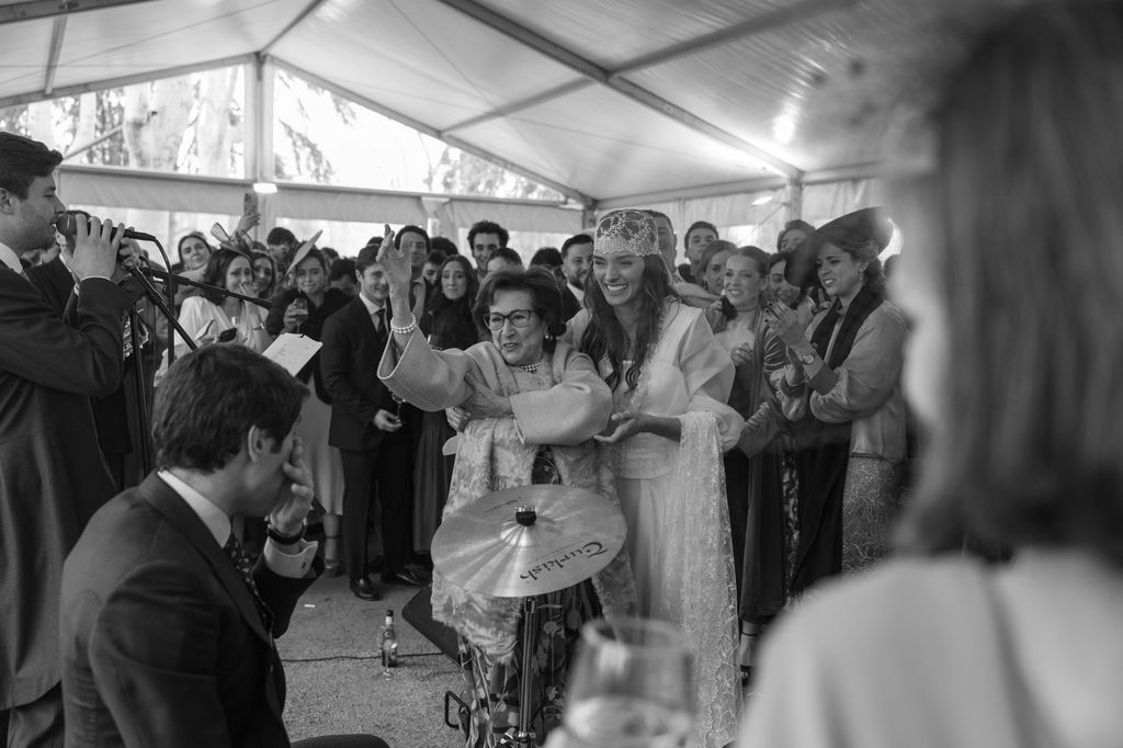 Abuela del novio en la boda