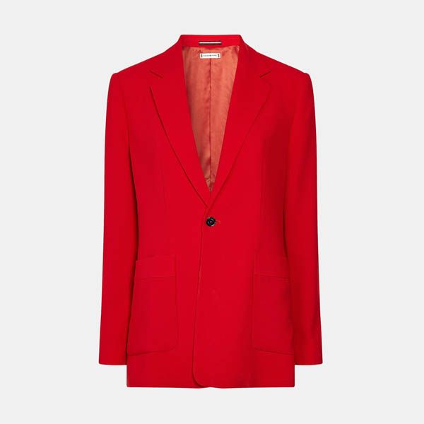blazer roja tommy