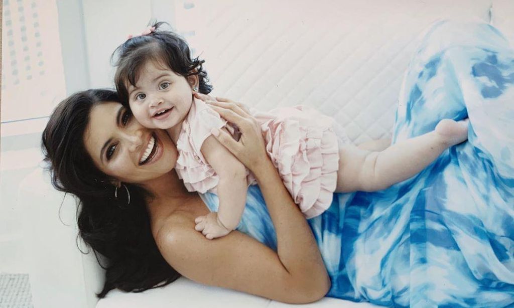 Chiquinquirá Delgado y su hija
