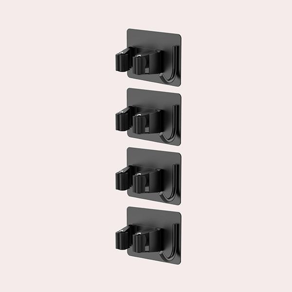 homeasy Soporte Escobas Pared 4 Piezas