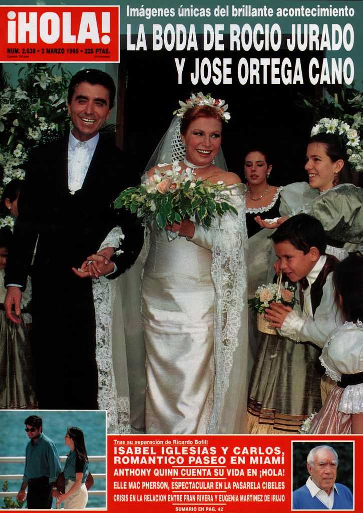 Portada de ¡HOLA! de la boda de Rocío Jurado y Ortega Cano
