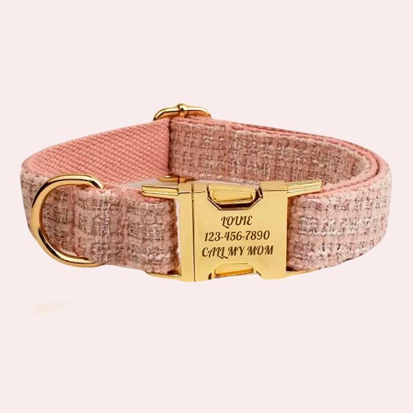 Collar Perro Personalizado con Hebilla de Metal