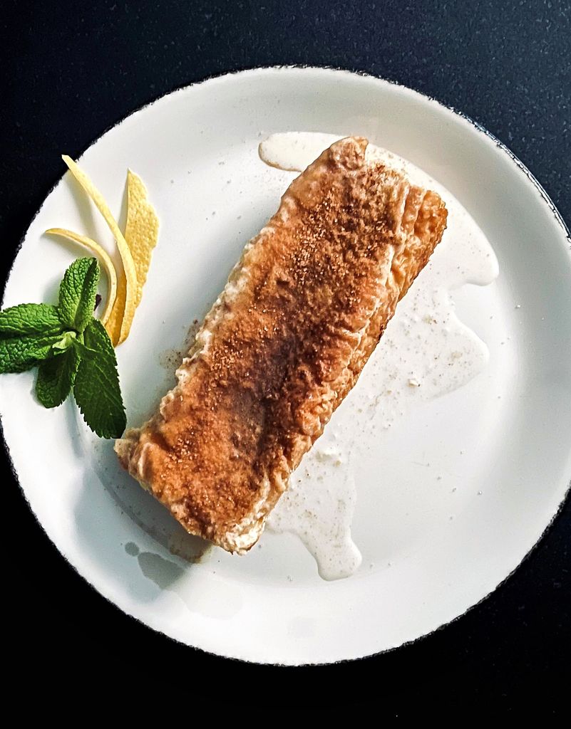 Torrija hecha con masa de roscón, de la panadería madrileña Pan Delirio. 