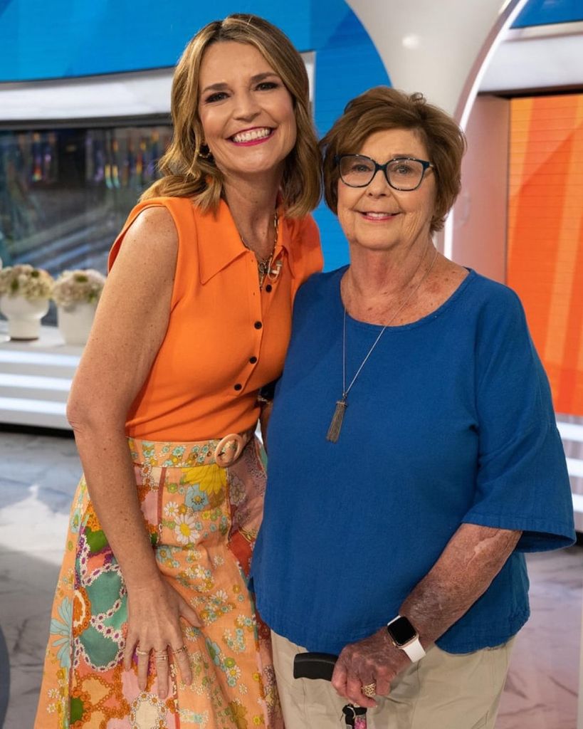 Savannah Guthrie con su madre, Nancy Guthrie