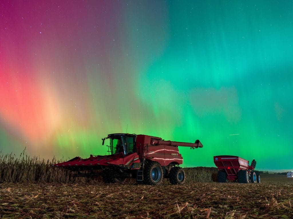 Auroras boreales provocadas por la tormenta solar