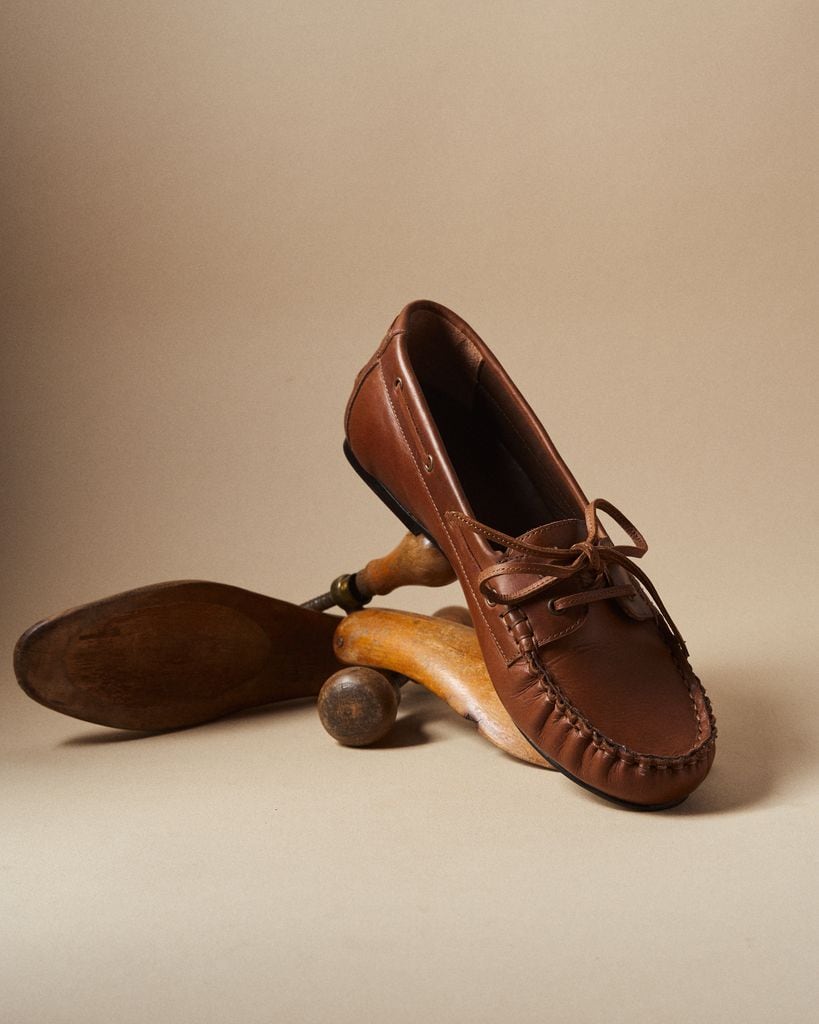Mocasines de piel marrones