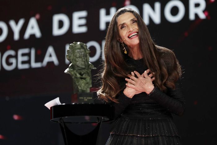 Ángela Molina dedicó el Goya de Honor a sus padres