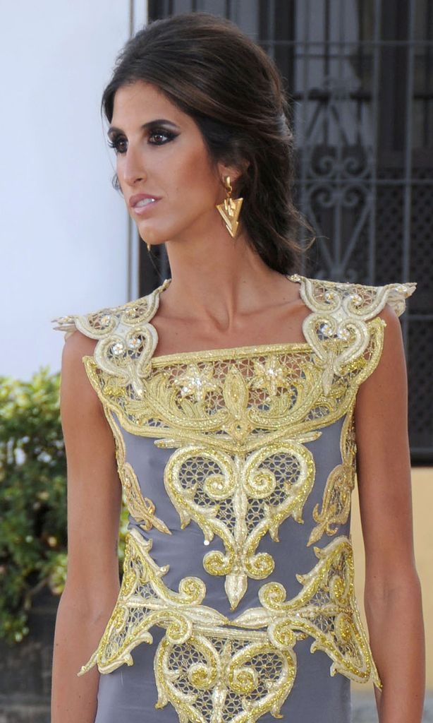 Inés Domecq en la boda de Mercedes Bohórquez Domecq